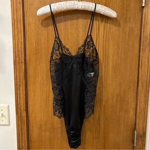 Vintage Undercover Wear black lacey teddy, size small